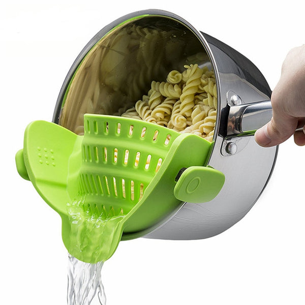 Silicone Kitchen Snap N Strain Filter – Beaudacious Gear